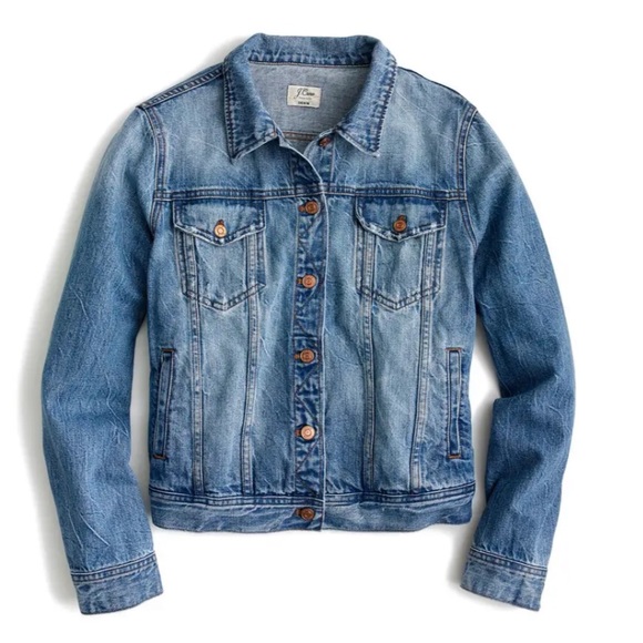 JCREW NWOT DENIM JACKET 💙 - Picture 4 of 4
